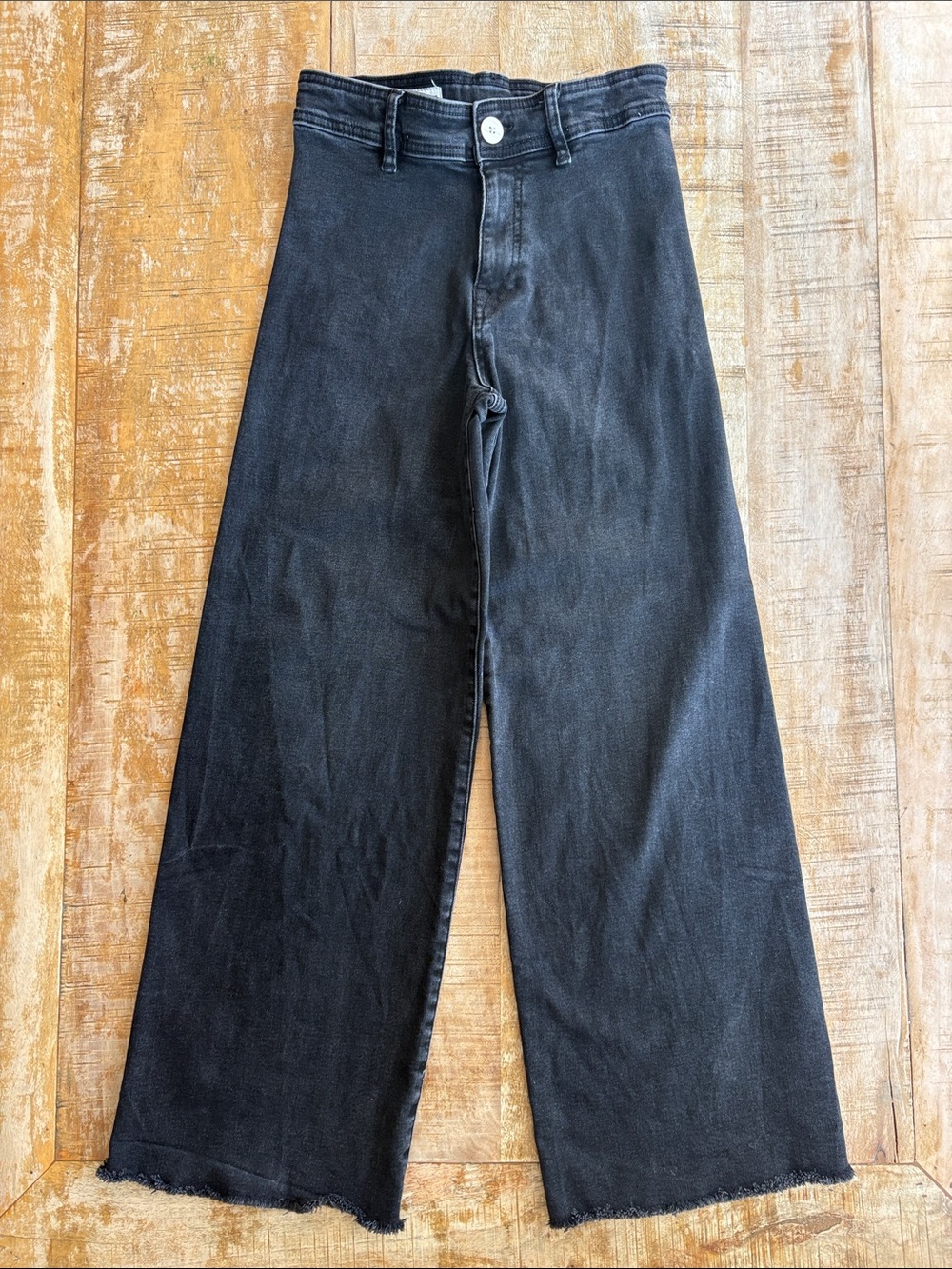 Zara Girls Wide Leg Marine Jeans size 11-12y - Picture 3 of 6